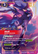 Akali, Deadly Weapon (Alternate Art) (021a/166) - Vendetta Foil