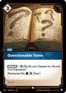 Questionable Tome (054/166) - Vendetta