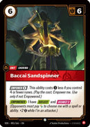 Baccai Sandspinner (001/166) - Vendetta