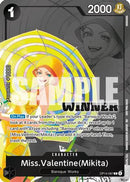 Miss.Valentine(Mikita) (Winner Pack 2026 Vol. 3) (OP14-087) - One Piece Promotion Cards Foil