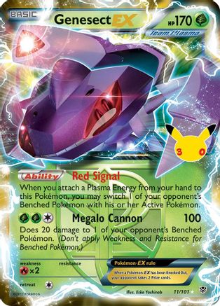 Genesect EX (Team Plasma) (011/101) [ME 30th Celebration Classic Collection] Holofoil - Classic Collection