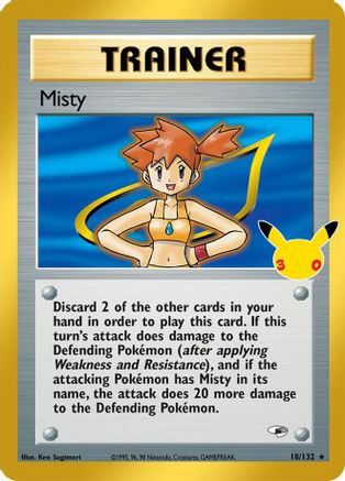 Misty (018/132) [ME 30th Celebration Classic Collection] Holofoil - Classic Collection