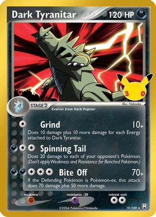 Dark Tyranitar (019/109) [ME 30th Celebration Classic Collection] Holofoil - Classic Collection