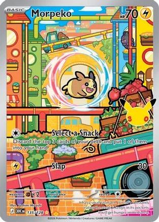 Morpeko (135/128) [ME 30th Celebration] Holofoil - Illustration Rare