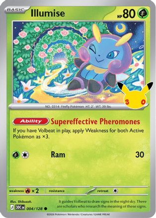 Illumise (004/128) [ME 30th Celebration] Holofoil - Common