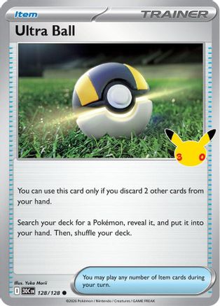 Ultra Ball (128/128) [ME 30th Celebration] Holofoil - Common