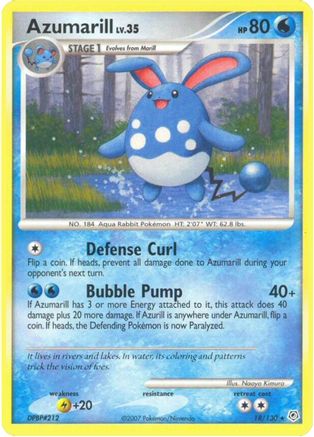 Azumarill (18/130) [Diamond and Pearl] Reverse Holofoil - Rare