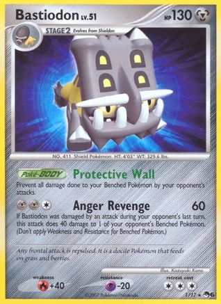 Bastiodon (001/017) [POP Series 6] - Rare