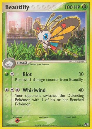 Beautifly (6/017) [POP Series 1] - Uncommon
