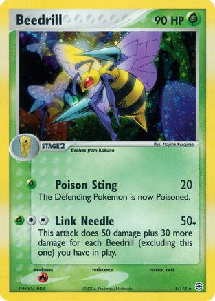 Beedrill (001/112) [FireRed & LeafGreen] Holofoil - Holo Rare