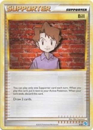 Bill (#18) (18/30) [HGSS Trainer Kit Gyarados & Raichu] - Common
