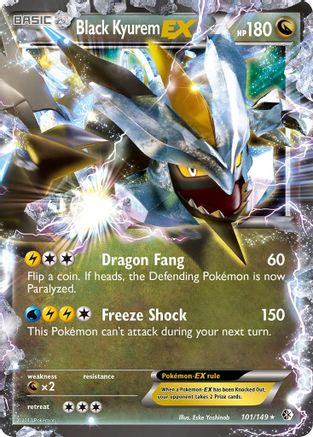 Black Kyurem EX (101/149) [Boundaries Crossed] Holofoil - Ultra Rare
