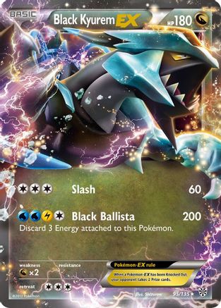 Black Kyurem EX (095/135) [Plasma Storm] Holofoil - Ultra Rare