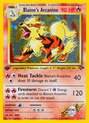 Blaine's Arcanine (001/132) [Gym Challenge] 1st Edition Holofoil - Holo Rare
