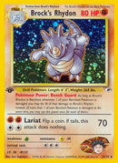 Brock's Rhydon (002/132) [Gym Heroes] 1st Edition Holofoil - Holo Rare