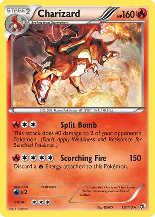 Charizard (019/113) [Legendary Treasures] Holofoil - Holo Rare