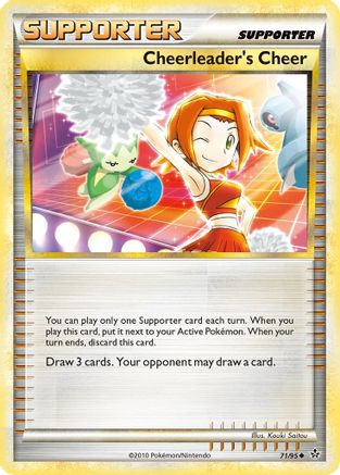 Cheerleader's Cheer (71/95) [Unleashed] Reverse Holofoil - Uncommon