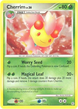 Cherrim (045/130) [Diamond and Pearl] Reverse Holofoil - Uncommon
