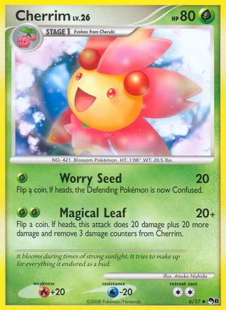 Cherrim (6/017) [POP Series 8] Reverse Holofoil - Uncommon