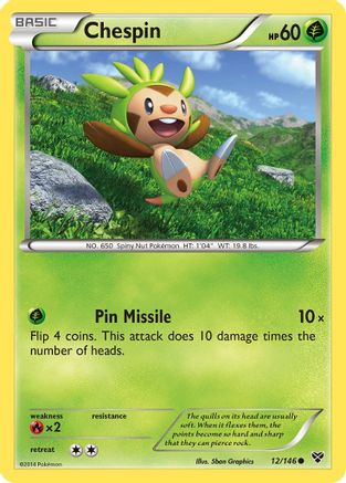 Chespin (012/146) [XY Base Set] - Common