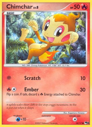 Chimchar (014/017) [POP Series 6] Holofoil - Common