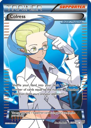 Colress (Team Plasma) (135 Full Art) (135/135) [Plasma Storm] Holofoil - Ultra Rare