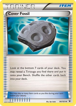 Cover Fossil (90/101) [Noble Victories] Reverse Holofoil - Uncommon