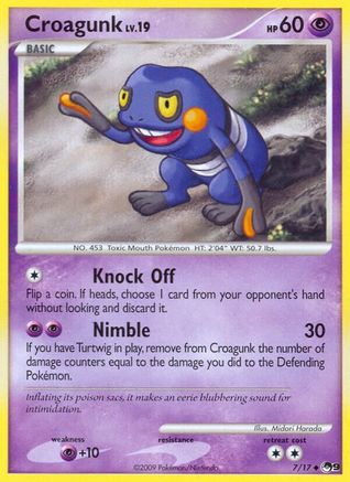 Croagunk (7/017) [POP Series 9] - Uncommon