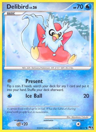 Delibird (6/017) [POP Series 7] - Uncommon