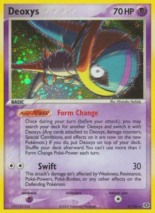 Deoxys (Speed Forme) (2/106) [Emerald] - Holo Rare