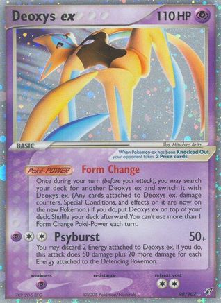 Deoxys ex (Attack Forme) (98/107) [Deoxys] - Ultra Rare