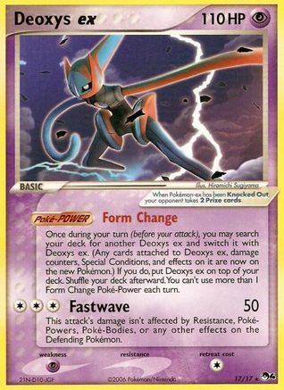 Deoxys ex (17/17) [POP Series 4] - Ultra Rare