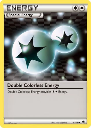 Double Colorless Energy (113/113) [Legendary Treasures] Reverse Holofoil - Uncommon