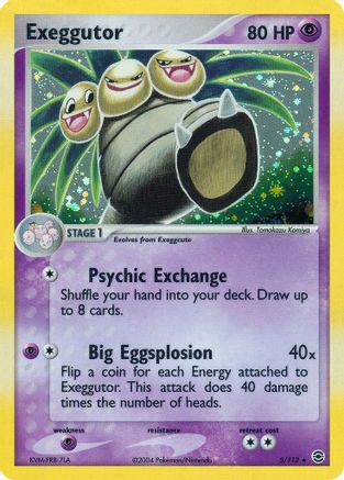 Exeggutor (5/112) [FireRed & LeafGreen] Reverse Holofoil - Holo Rare