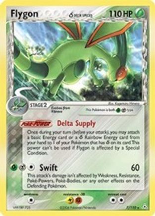 Flygon (Delta Species) (7/110) [Holon Phantoms] Holofoil - Holo Rare
