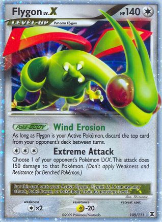 Flygon Lv.X (105/111) [Rising Rivals] Holofoil - Ultra Rare