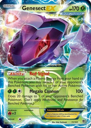 Genesect EX (Team Plasma) (11/101) [Plasma Blast] Holofoil - Ultra Rare