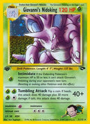 Giovanni's Nidoking (007/132) [Gym Challenge] 1st Edition Holofoil - Holo Rare