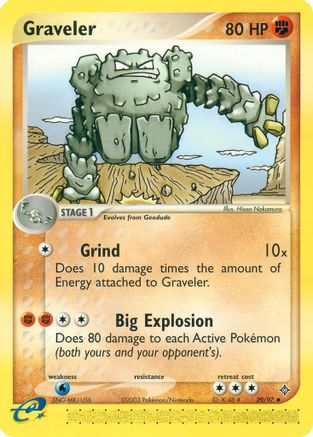 Graveler (29/97) [Dragon] Reverse Holofoil - Uncommon