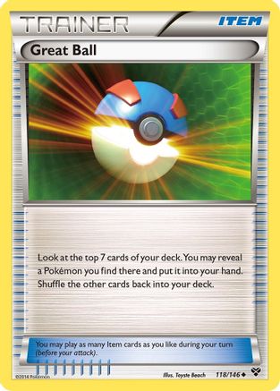 Great Ball (118/146) [XY Base Set] Reverse Holofoil - Uncommon