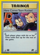 Here Comes Team Rocket! (015/82) [Team Rocket] 1st Edition Holofoil - Holo Rare