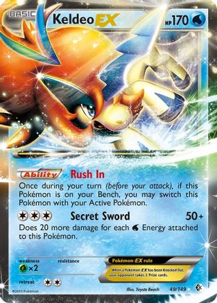 Keldeo EX (049/149) [Boundaries Crossed] Holofoil - Ultra Rare