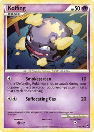 Koffing (060/95) [Call of Legends] Reverse Holofoil - Common