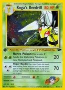 Koga's Beedrill (009/132) [Gym Challenge] 1st Edition Holofoil - Holo Rare