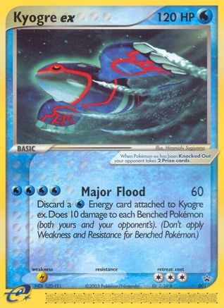Kyogre ex (Nintendo Power Magazine) (001/40) [Nintendo Promos] - Promo