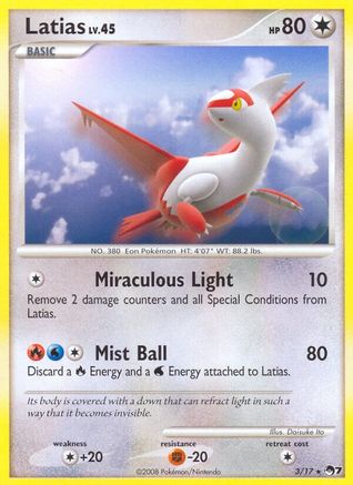 Latias (3/017) [POP Series 7] Holofoil - Rare