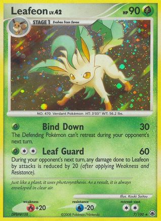 Leafeon (7/100) [Majestic Dawn] Holofoil - Holo Rare