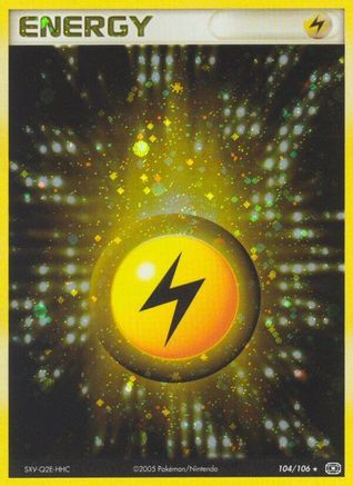 Lightning Energy (104/106) [Emerald] Holofoil - Holo Rare