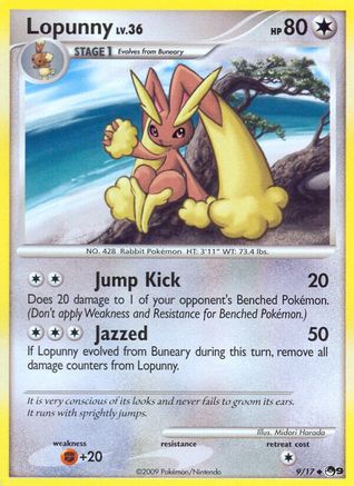 Lopunny (009/017) [POP Series 9] - Uncommon