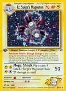 Lt. Surge's Magneton (008/132) [Gym Heroes] 1st Edition Holofoil - Holo Rare